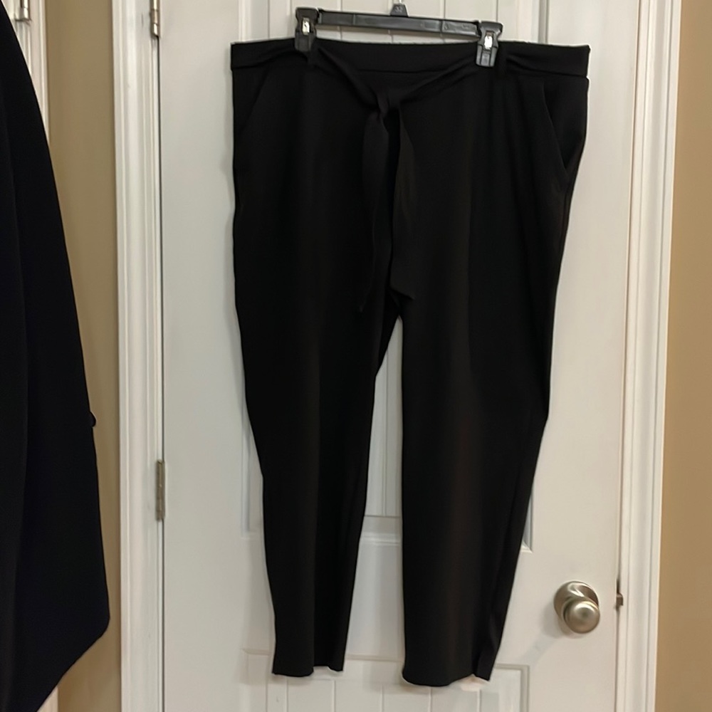 Womens Nicole Miller New York black dress pants size XXL